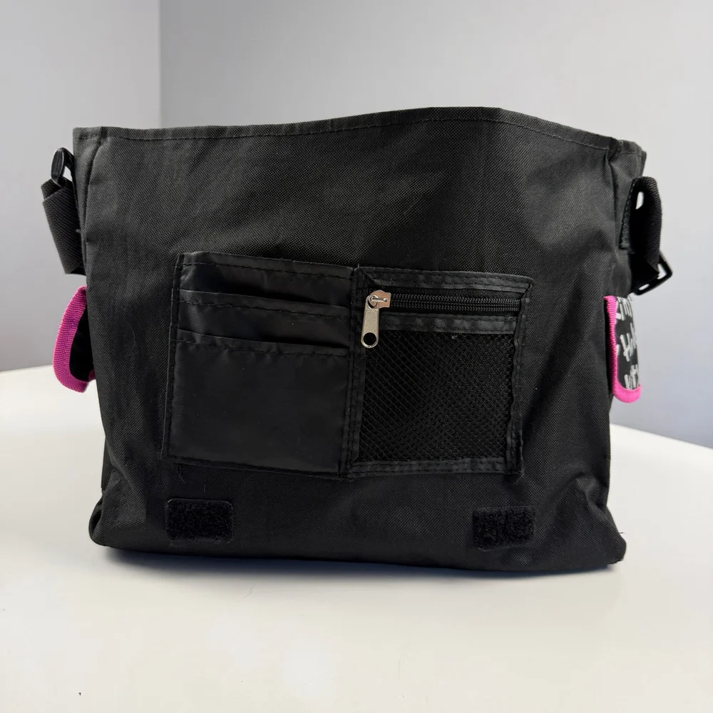 Sanrio official Hello Kitty Messenger Bag Black Pink - Picture 9 of 13